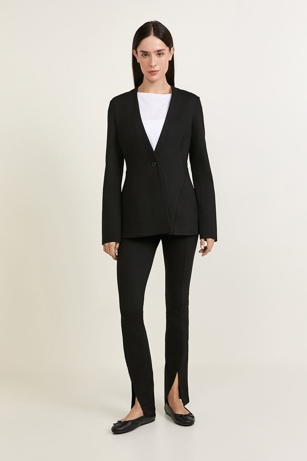 Stretch Knit High-Rise Pull-On Pant *Regular